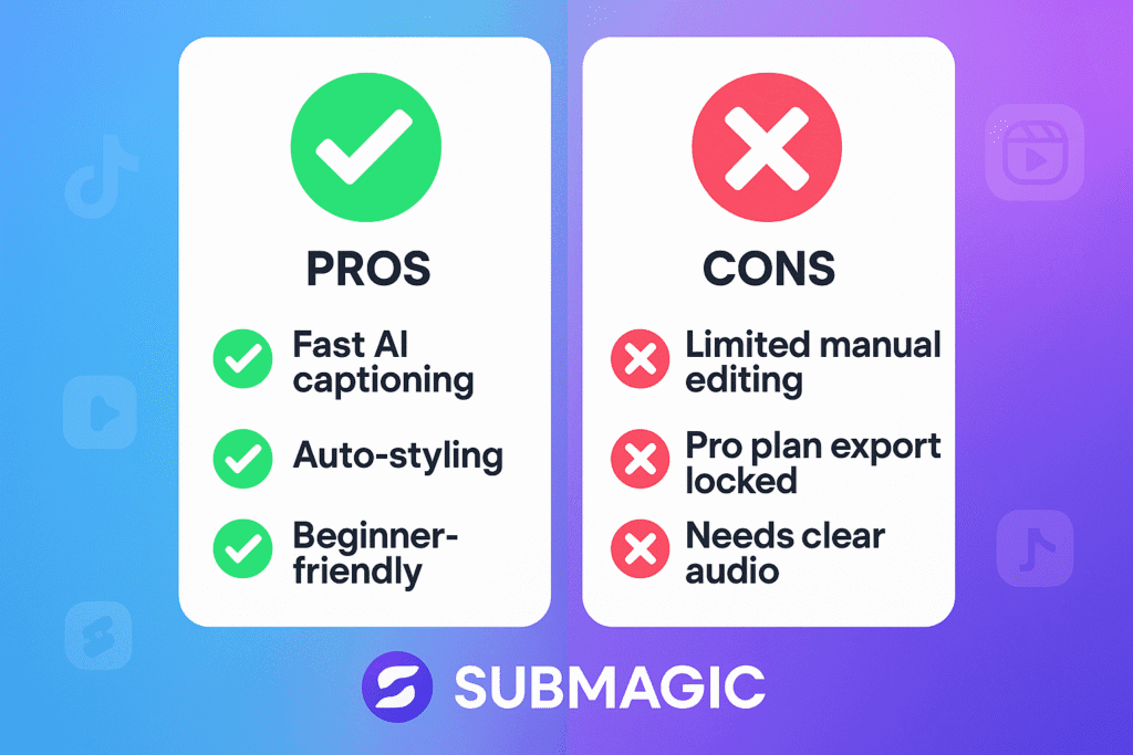 submajic pros and cons