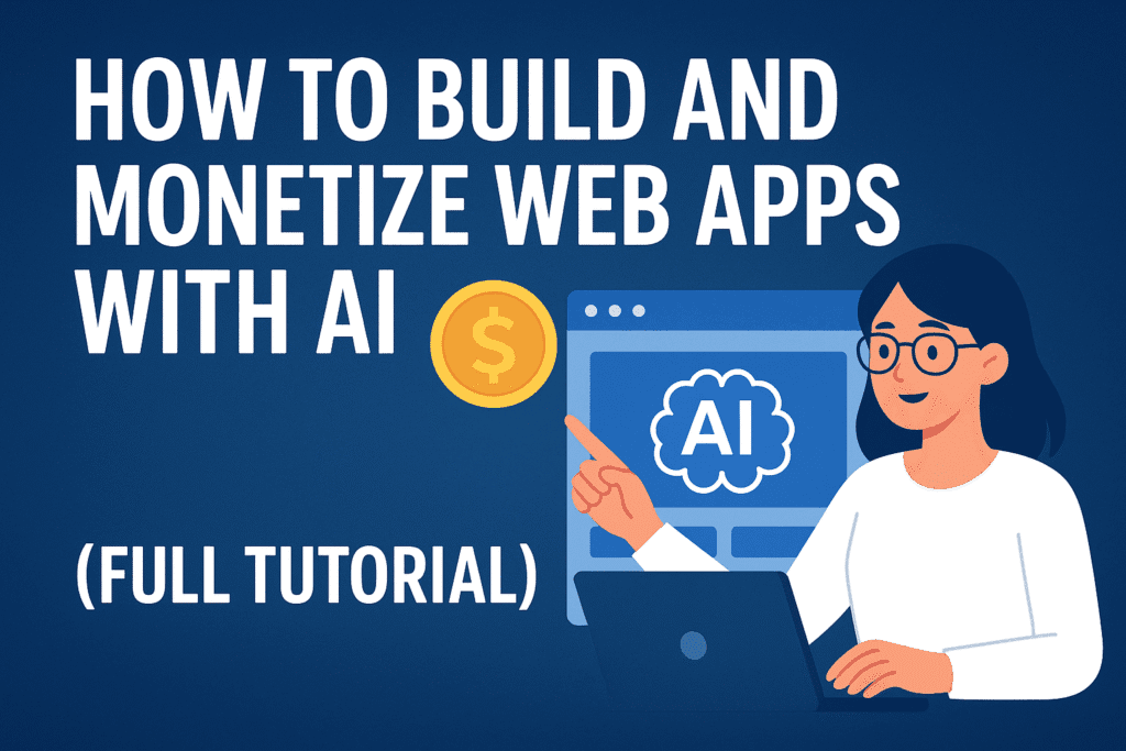 How to Build and Monetize Web Apps With AI  (FULL TUTORIAL) - id-3366