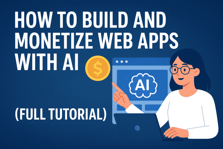 How to Build and Monetize Web Apps With AI  (FULL TUTORIAL) - id-3366