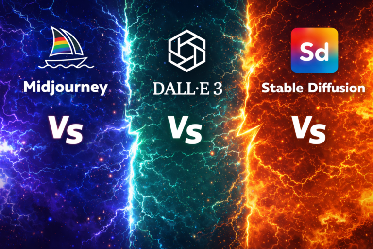 Midjourney vs DALL E 3 vs Stable Diffusion