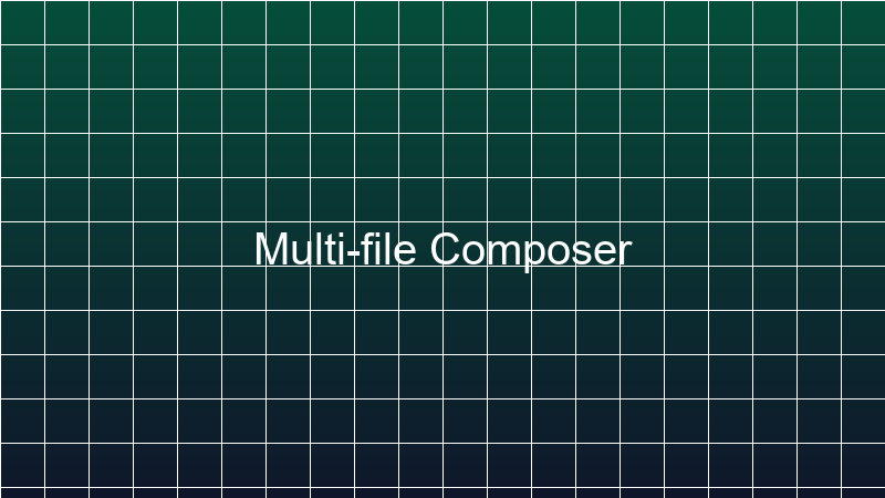 Cursor AI Composer: Multi-file Editing Logic 2026